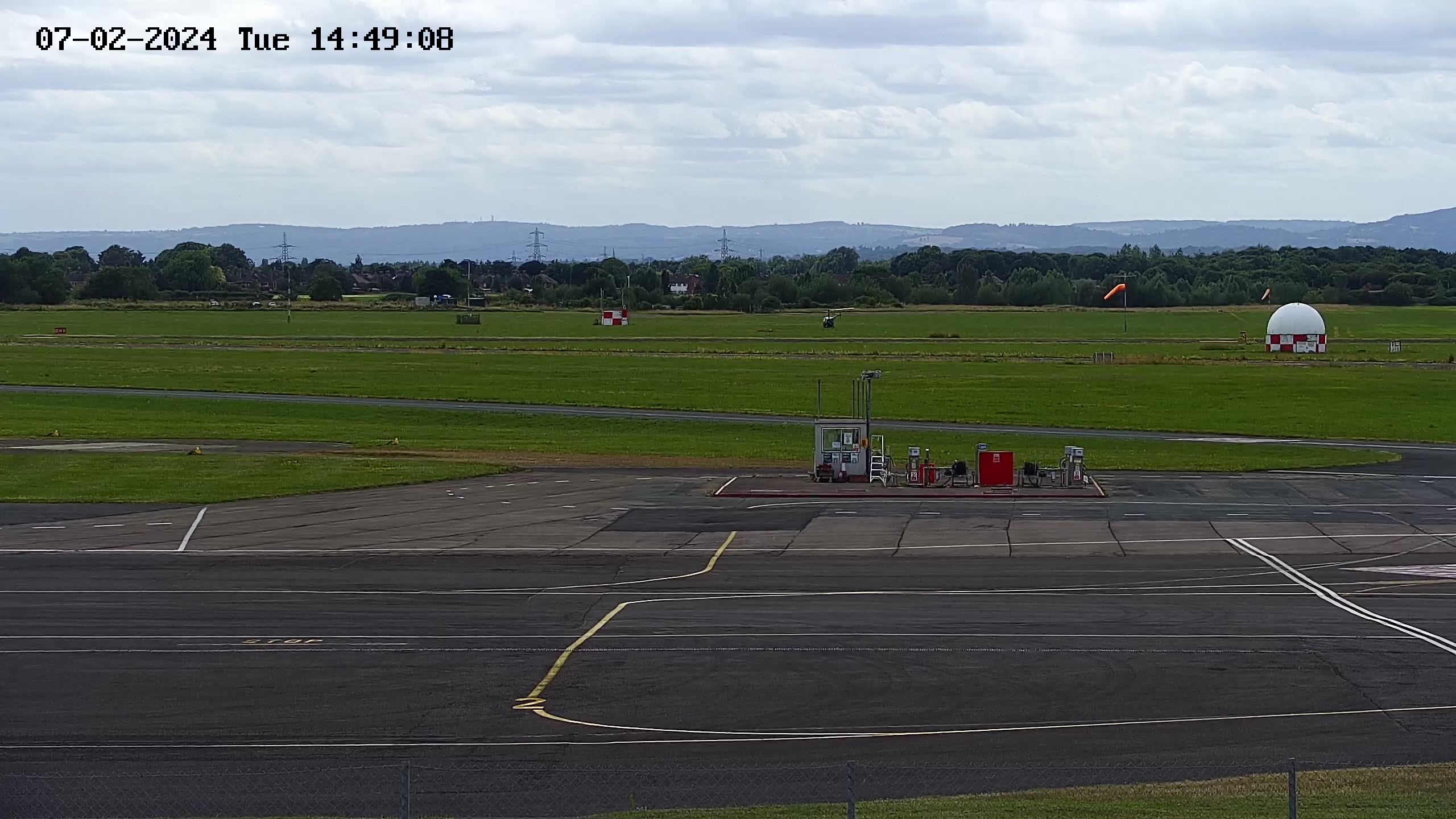 Gloucestershire Glos Airport Webcam Helicopters Staverton